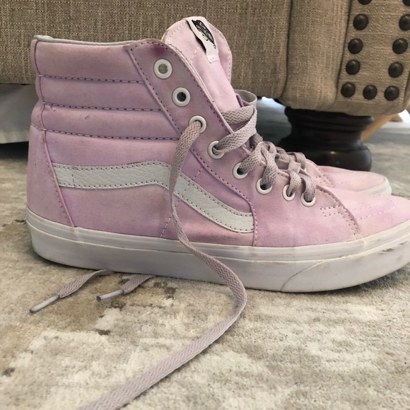 Lavender Vans SK-8 Hi - Picture 3 of 5